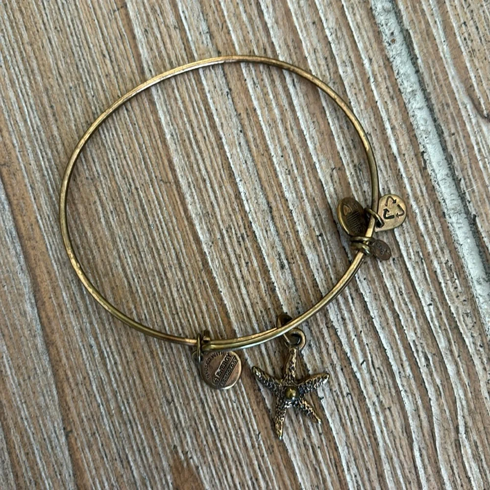 Alex and Ani Starfish Gold Bracelet